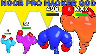 NOOB VS PRO VS HACKER VS GOD in Punchy Race 2024 [upl. by Leifeste]