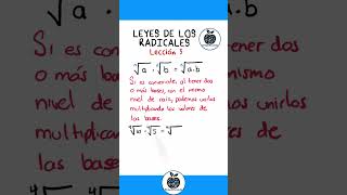 Leyes de los radicales matematicas exponentes raices radicales algebra examen admision ipn [upl. by Enelyk559]