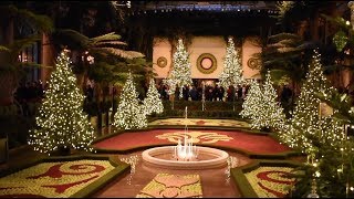 Kennett Square Pennsylvania  Longwood Gardens  A Longwood Christmas  Full Tour HD 2017 [upl. by Hadrian22]