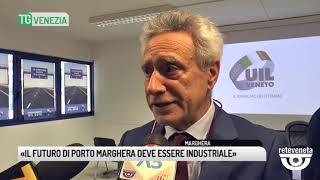 TG VENEZIA 04042019  «IL FUTURO DI PORTO MARGHERA DEVE ESSERE INDUSTRIALE» [upl. by Nobe]