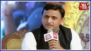 Exclusive  Akhillesh Yadav Speaks At Panchayat Aaj Tak  Uttar Pradesh [upl. by Hoenack775]