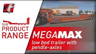 FAYMONVILLE MegaMAX  Low bed trailer with pendleaxles [upl. by Ilanos]