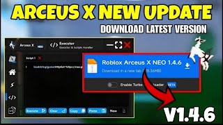 Roblox Arceus X New Update v146 🔥 Arceus X Atualizado  Arceus X Neo Script  Arceus Download [upl. by Delsman]