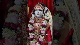 Todays Yogini Ekadashi Darshan of Sri Radha Madhav Sundar Mandir ISKCON SIliguri iskcon shorts [upl. by Glennie]