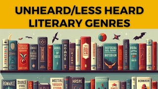 UnheardLess Heard Literary Genres  econtent by Ancy [upl. by Attenaej]