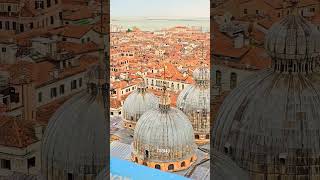 View from Campanile Piazza Di San Marco Bell Tower shorts [upl. by Oiracam]