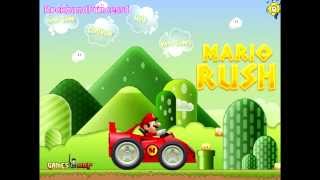 Play Super Mario Games Online Super Mario Rush Car Game [upl. by Narhem]