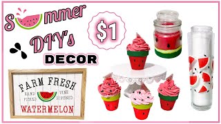 S🍉MMER DIYS DECOR [upl. by Esinev]