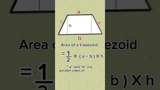 The Trapezoid formula maths trapezoid mathformula formula [upl. by Palecek]