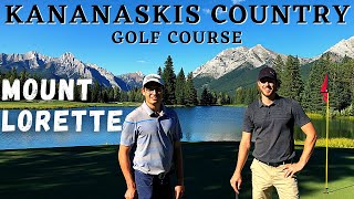 Kananaskis Country Golf Course Mount Lorette [upl. by Paget]