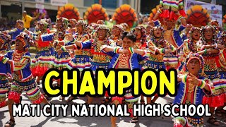 Champion Mati City National High School of Mati City  IndakIndak Kadayawan 2024  Open Category [upl. by Brine]