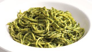 Espagueti al Pesto  Receta Deliciosa muy Fácil y Rápida [upl. by Neelasor]