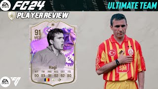 ⭐UNA CARTA IGUAL A ZICO⭐ HAGI 91 FUT BIRTHDAY REVIEW EA FC 24 [upl. by Philps]