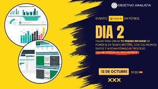 Taller Power BI Fútbol  DIA 2  Crea tu primer informe de datos de fútbol sin saber programar [upl. by Anwahs591]