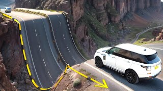 Cars vs Giant Dip â–¶ï¸ BeamNG Drive [upl. by Eillime]