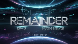 PALMATHS Onlive Live Class Batch Remainder  SEM 3 amp SEM 1 Math MinorPass  Calcutta University [upl. by Arnie613]