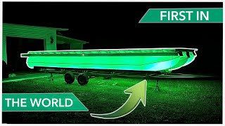 Building the WORLDS FIRST Light Up Boat [upl. by Lamond]