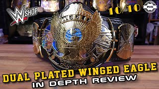 NEW WWE Shop Dual Plated Winged Eagle Replica Belt Review [upl. by Ingmar194]