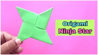 How to Make Paper Ninja Star  Shuriken  Easy Origami Tutorial [upl. by Marston657]