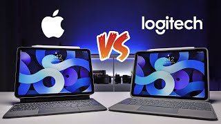 WHY PAY MORE Apple Magic Keyboard vs Logitech Folio Touch [upl. by Sedrul]