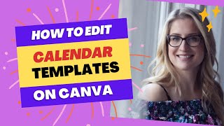 How To Edit Calendars in Canva [upl. by Annmaria]