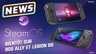 STEAM OS sur Rog AllyLegion Go cest pour bientôt Dualboot [upl. by Sophi]