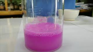 Reaction of Hydrochloric Acid HCl and Chalk CaCO3 [upl. by Anwahsed]