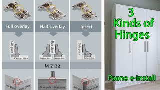 How to install concealed hinges on Cabinet doors [upl. by Aramen]