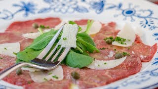 How to Make the Best Beef Carpaccio Recipe  Receta de Carne de Carpaccio  Carpaccio [upl. by Nosreve]