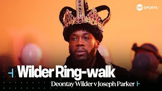 THE KING IS READY 👑  Deontay Wilders Epic Ring Walk DayOfReckoning 🇸🇦 [upl. by Mars]