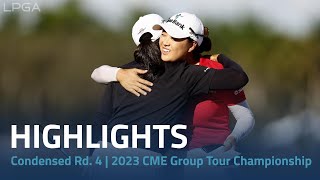 Condensed Rd 4  2023 CME Group Tour Championship [upl. by Haras]