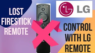 Unlock the Secret Control Your Firestick with LG TV Remote [upl. by Yrrehc72]