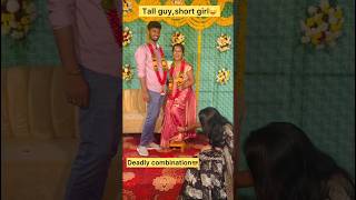 Short girls wedding stage pavangal 🤣 Engagement fun girls girl couplegoals marriage shorts [upl. by Donall503]