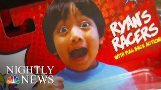 Meet The Kid Millionaire Behind Ryan’s World Toy Empire Exclusive Interview  NBC Nightly News [upl. by Lanevuj]