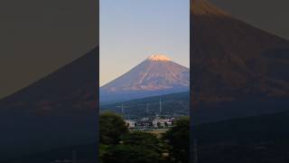 Mt Fuji from shinkansen November 17th japan mountfuji train mtfuji travel fujisan [upl. by Anneiv]