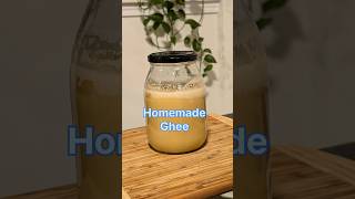 Homemade ghee from unsalted butter stick ghee shorts [upl. by Heimlich235]