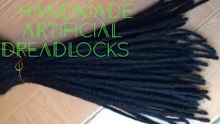 DETAILED TUTORIALHOW TO MAKE HANDMADE ARTIFICIAL DREADLOCKS USING 3NIDDLE CROTCHET FOR BEGINNERS [upl. by Akcirret]