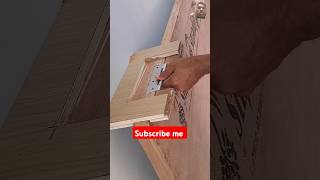 hinges fiting very easy woodworking​ carpentry​ shortvideo​ [upl. by Lazare]