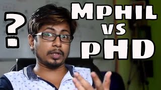 Mphil vs Phd in India [upl. by Elacsap]