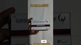 Isotretinoin capsule isotrenol20skincare pharmacist youtube shortisotretinoin [upl. by Airdnas]