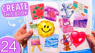 Create This Book ep 24 🎈 Moriah Elizabeth’s art prompt book [upl. by Acacia]