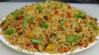 Veg Fried Rice Restaurant Style  वेज़ फ्रा़इड राइस  Street Style Fried Rice  Chef Ashok Recipe [upl. by Oivalf]