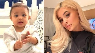 Kylie Jenner Hilariously Attempts To Teach Stormi How To Say Kylie Cosmetics [upl. by Ahcatan]