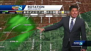 KCCI 8 Severe Weather Coverage October 30 2024 [upl. by Gagne934]