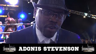 ADONIS STEVENSON REACTS TO BETERBIEV vs BROWNE  Interview  BOXING WORLD WEEKLY [upl. by Ronyar206]