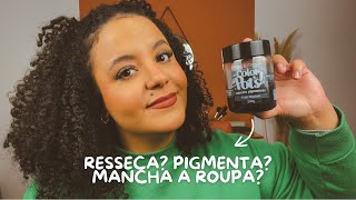 review COLOR POTS preto blackout da BEAUTY COLOR [upl. by Towill852]