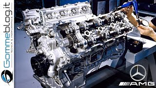 Mercedes AMG V8 ENGINE  PRODUCTION German Car Factory [upl. by Rosemaria]