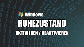 Windows Ruhezustand deaktivieren und einige Gigabyte an Speicher freigeben  EINFACH ERKLÄRT [upl. by Ocirrej8]