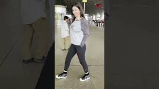 Georgia Andriani Spotted At Mumbai Airport [upl. by Elva]