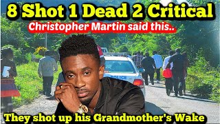 8 Shot 1 Dead at Famous Reggae Singer Grandmother Wake [upl. by Switzer]